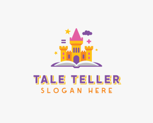 Educational Castle Book logo design