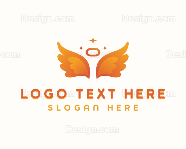 Angelic Holy Wings Logo