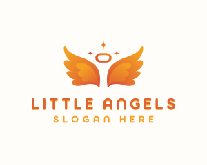 Angelic Holy Wings logo design