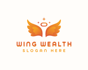 Angelic Holy Wings logo design