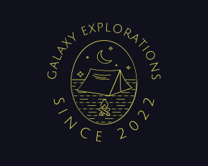 Mountain Camping Explorer logo design