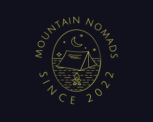 Mountain Camping Explorer logo design