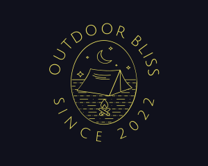 Mountain Camping Explorer logo design