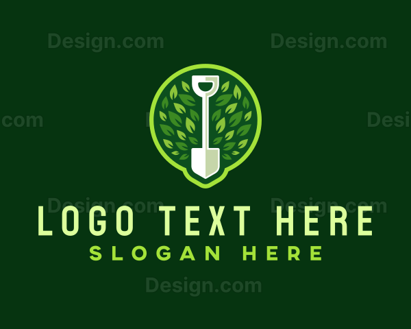 Shovel Garden Landscaping Logo