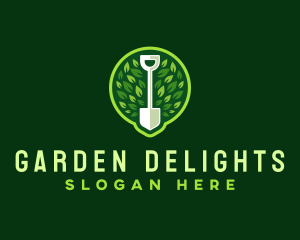 Shovel Garden Landscaping logo design