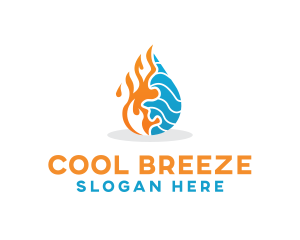 Thermal Cooling HVAC  logo design