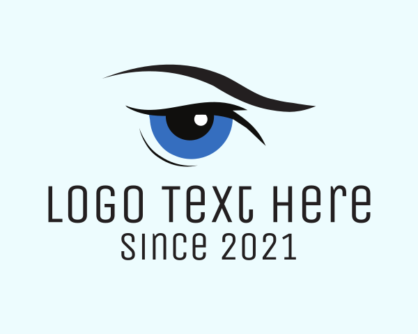 Eye-lens logo example 4