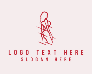 Sexy Feminine Woman logo