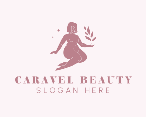 Beauty Nude Woman  logo design