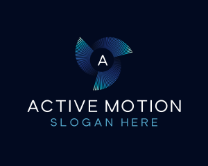 Ai Propeller Motion logo design