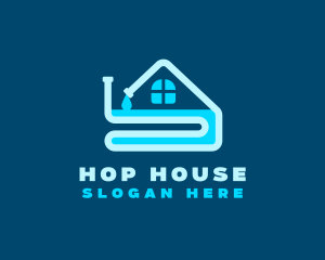 House Water Drainage logo design