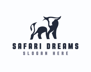 Strong Bull Safari logo design