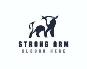 Strong Bull Safari logo design