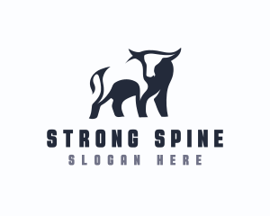 Strong Bull Safari logo design