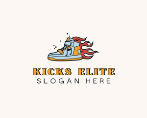 Flame Sneaker Footware logo