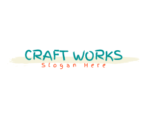 Playful Craft Business logo design