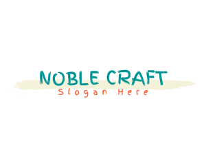 Playful Craft Business logo design