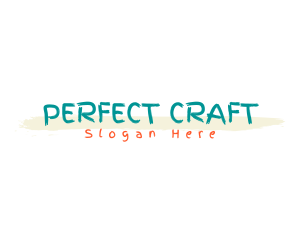 Playful Craft Business logo design