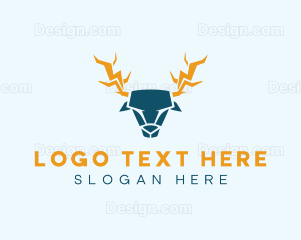 Deer Antler Electricity Logo