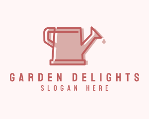 Garden Watering Can Tool  logo design