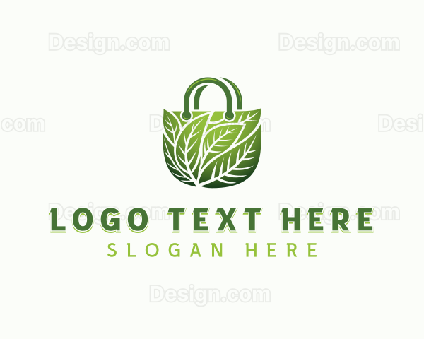 Organic Leaves Bag Logo