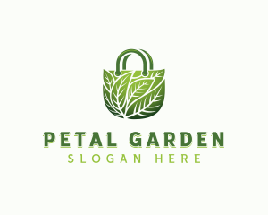 Organic Leaves Bag logo design