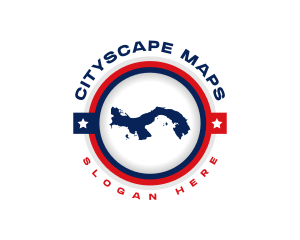 Panama Map Geography logo