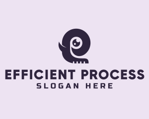 Elephant Letter E logo design