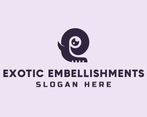 Elephant Letter E logo design