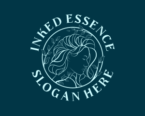 Organic Hair Cosmetics logo design