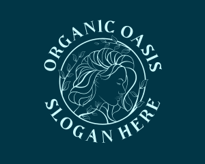 Organic Hair Cosmetics logo design