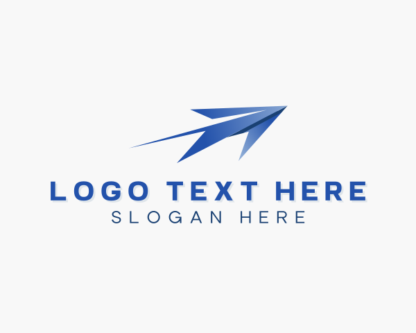 Paper Plane logo example 3