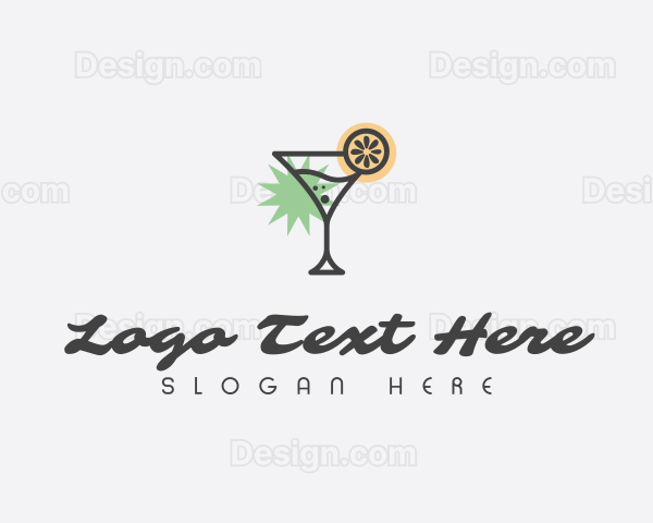 Tropical Cocktail Bar Logo