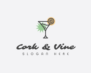 Tropical Cocktail Bar logo design