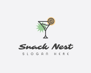 Tropical Cocktail Bar logo design