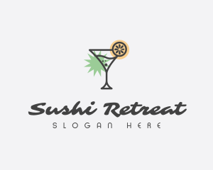 Tropical Cocktail Bar logo design