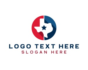 USA Texas Map logo