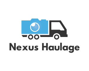 Camera Transport Truck logo design