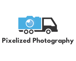 Camera Transport Truck logo design