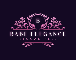 Elegant Floral  Decorative logo design