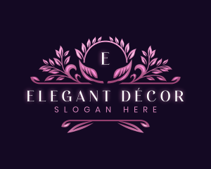 Elegant Floral  Decorative logo design