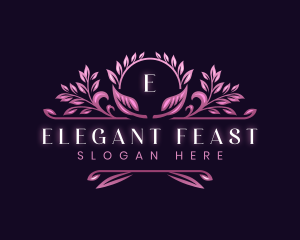 Elegant Floral  Decorative logo design