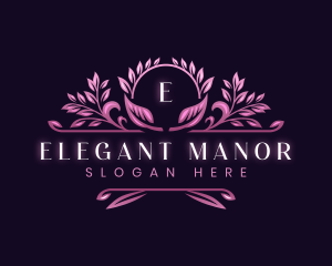 Elegant Floral  Decorative logo design