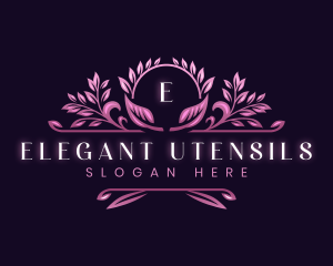 Elegant Floral  Decorative logo design