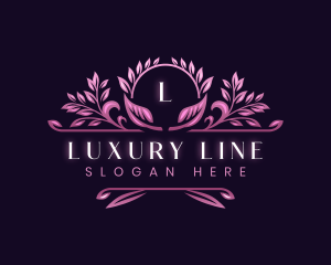 Elegant Floral  Decorative logo design