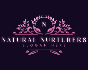 Elegant Floral  Decorative logo design