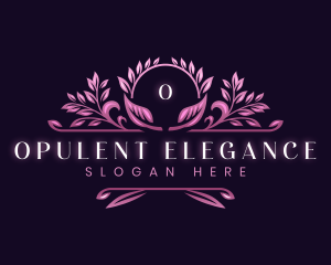 Elegant Floral  Decorative logo design