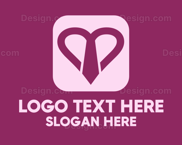 Purple Heart Necktie Logo