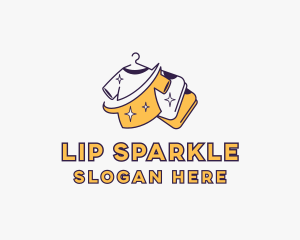 Sparkle Clean Laundry logo design