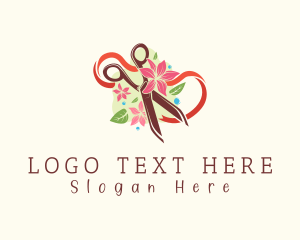 Floral Craft Scissor logo